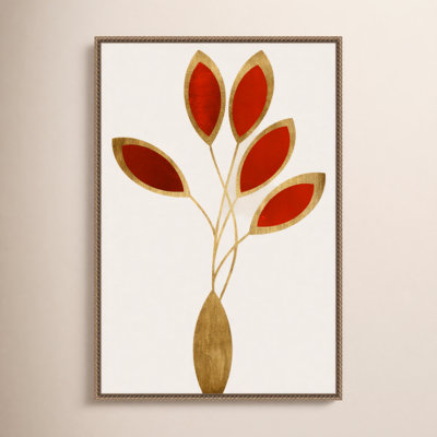 Julian "Five Red Flowers" Canvas Print