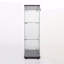 Vitrine, verre, deux portes avec 3 tablettes-769586139