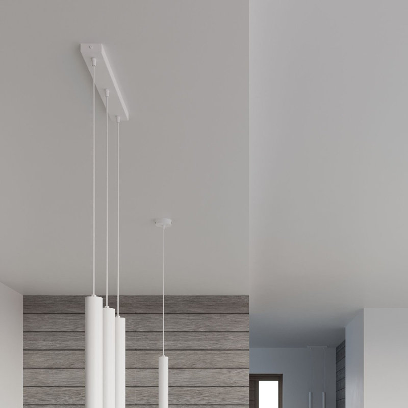 Aliezah 3 - Light Kitchen Island Pendant, Bialy
