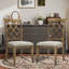 Chaise d'appoint rembourrée en bois massif (ensemble de 2)-1258198274