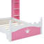 Lit plateforme en bois de style château avec tablette de rangement, lit simple Dreamy-858327863