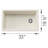 Inteos SILGRANIT 33" Single Bowl Reversible Undermount Workstation Kitchen Sink-109702756