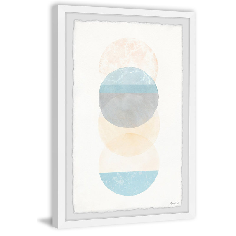 The Sky In Circles - Single Picture Frame Painting, 91 cm H x 61 cm W x 3.81 cm D