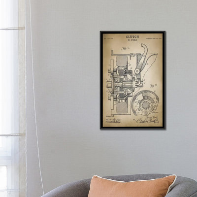 Patent Print Store " Ford Clutch " by PatentPrintStore