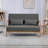 Upholstered 45.7'' Sofa-1784297322