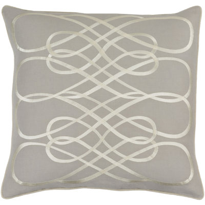 Abstract Linen Throw Pillow