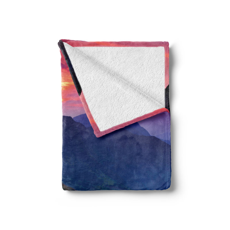 Hand Woven Throw Blanket, 50" x 70"