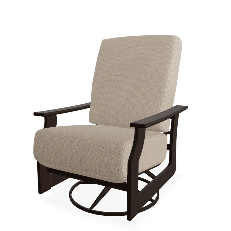 St. Catherine Polymer Outdoor Lounge Chair, Kona, Bliss Sand