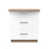 White Gloss/Bardolino Oak