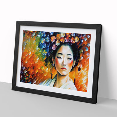 Shimmering Geisha Vol.4 Abstract - Single Picture Frame Painting