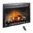 28" Electric Fireplace Insert Multicolored Flames,Overheating Protection