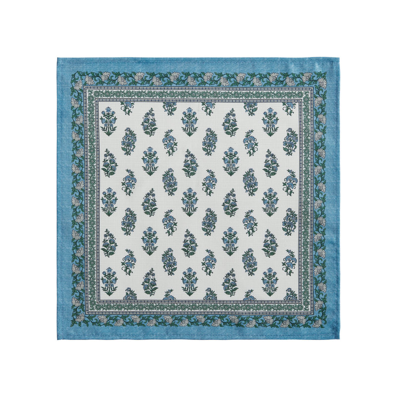 Serviette carrée en polyester Tropez Block