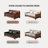76.38"Brown Modern Eco Leather Sofa Bed-1594641436