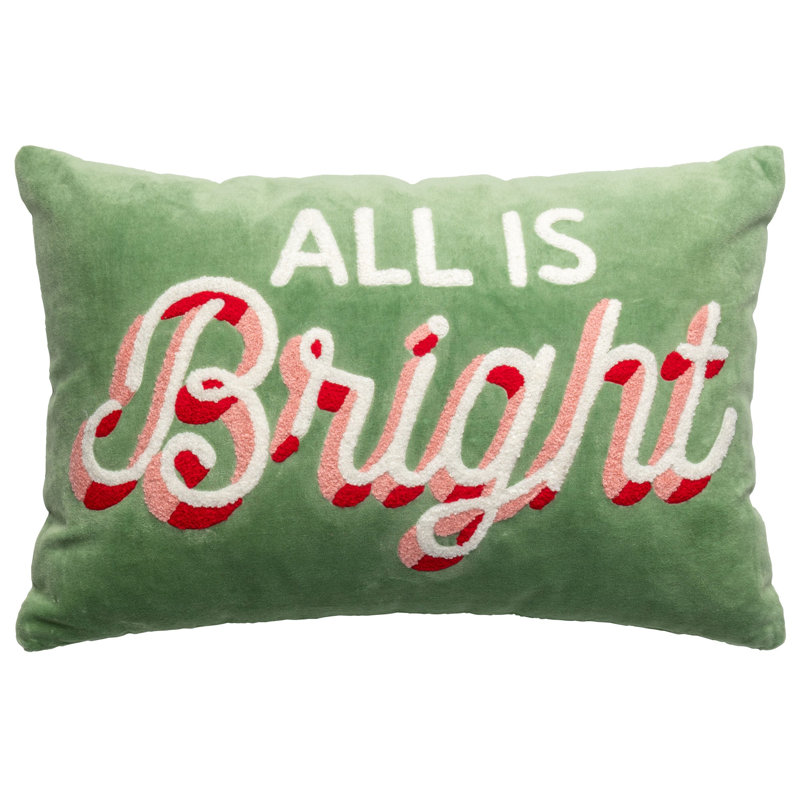 VELVET LUMBAR PILLOW  ALL IS BRIGHT