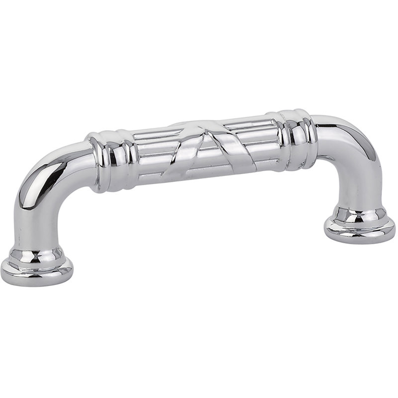 Poignée barre Emtek, 3", Chrome poli