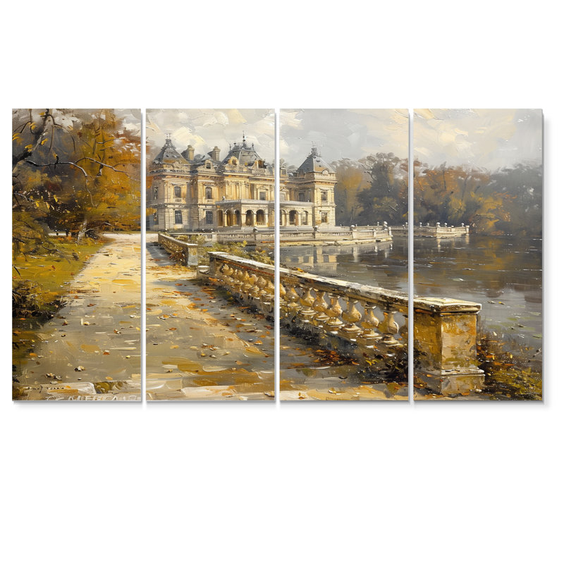 Yassine - Ensemble de décoration murale Châteaux, H 28 po x l 48 po