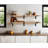 Teeanna 2 Piece Oak Bracket Shelf-1990199001-1954446151