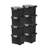 Portable Lockable File Plastic Box Set