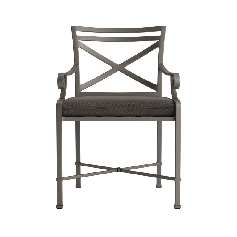 Venetian Outdoor Lounge Chair, Mica, Fusion Charcoal