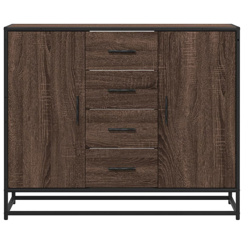 Ameria 92cm Sideboard, Brown Oak