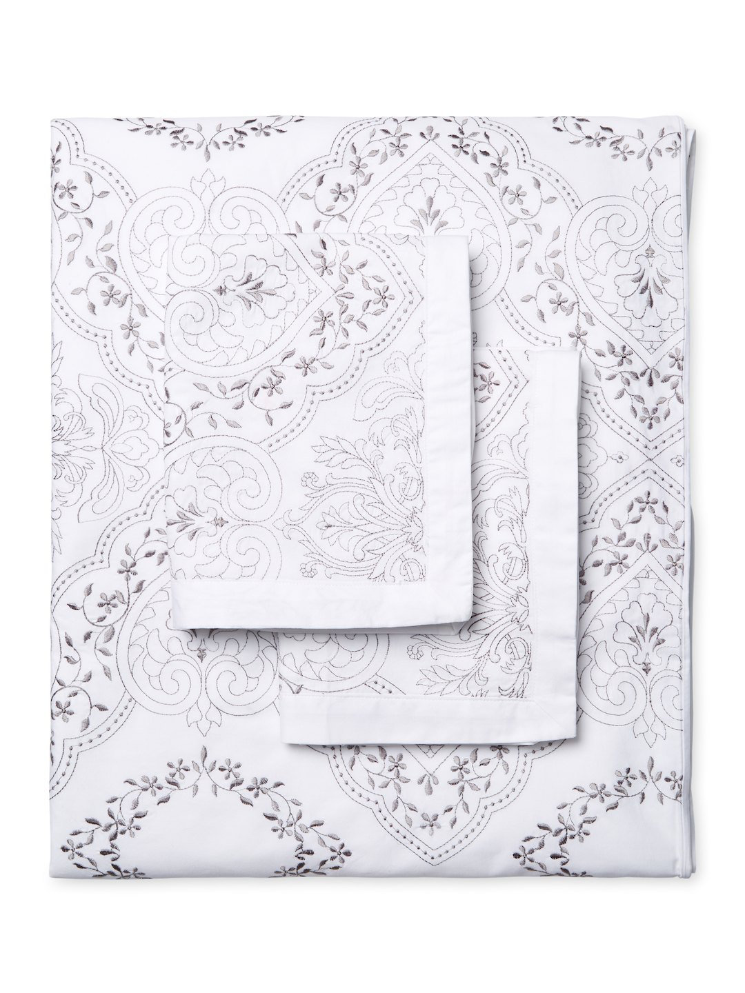 Berdine Cotton 3 Piece Duvet Cover Set, King Duvet Cover + 2 King Shams