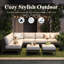 7-piece Patio Furniture Set, Deep Seating Outdoor Modular Sectional Sofa Conversation Set With Thick Cushions For Lawn, Garden-373595633