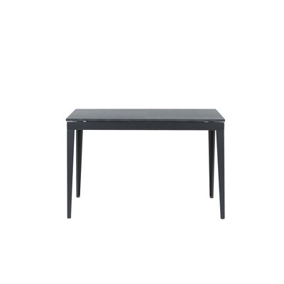 Rengin Extendable Metal Base Dining Table