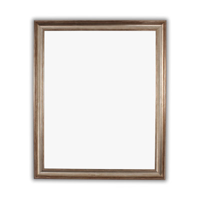  Reflection 33" H Textured Brass Rectangular Wall Mirror Elegant Framed Home Decor Accent