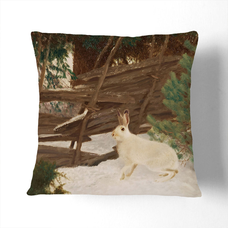 White Hare Vol.6 Scatter Cushion, 40cm H x 40cm W x 15cm D
