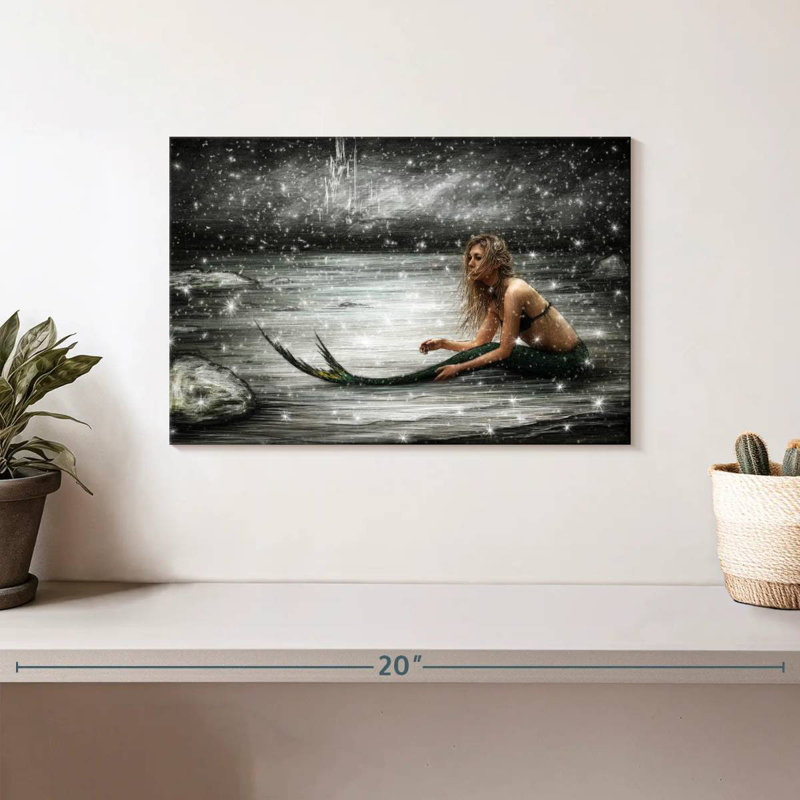 Kelan Winter Mermaid, 8" H x 12" W