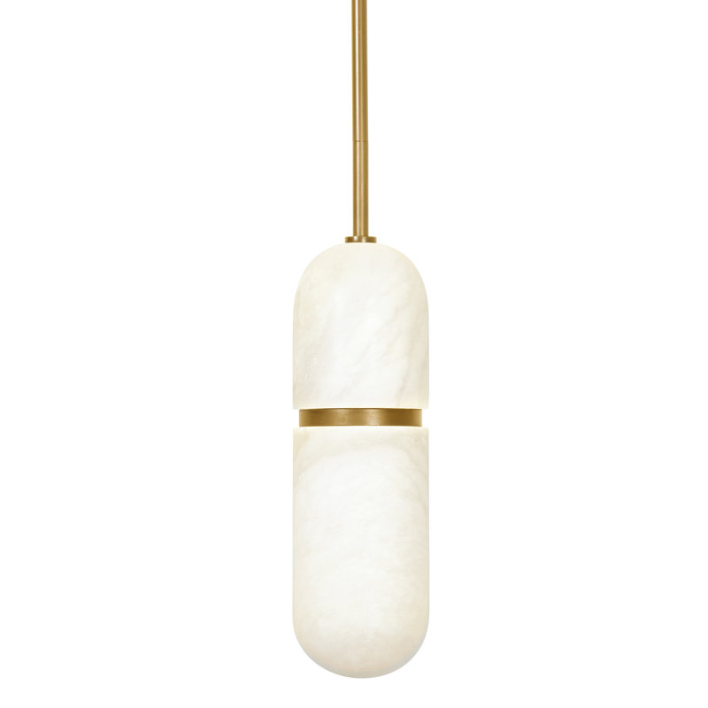 Salon 2 - Light Pendant, Natural Brass