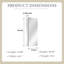 Pharmacie rectangulaire en aluminium 12 "avec miroir