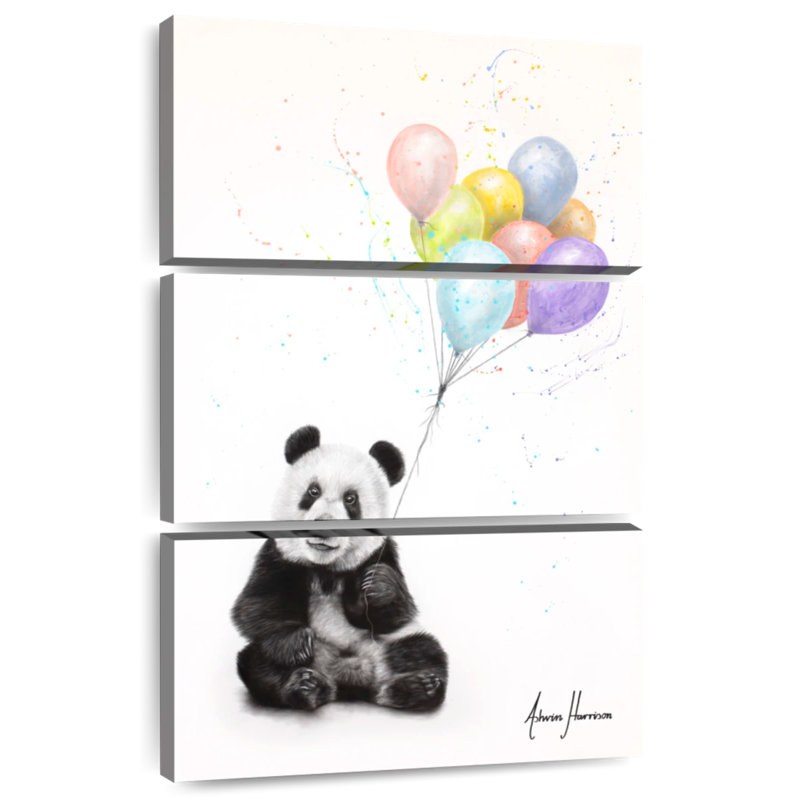 Brampt Panda Party, 50" H x 32" W