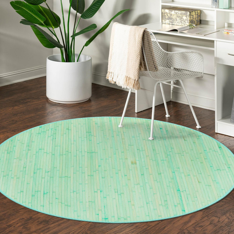 Tapis uni / rayé Bedford, Rond 3 pi 3 po