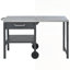Chariot de cuisine pliable pour l'extérieur avec station de préparation, chariot de barbecue portatif et grand espace de rangement pour la cour et le patio-638212371