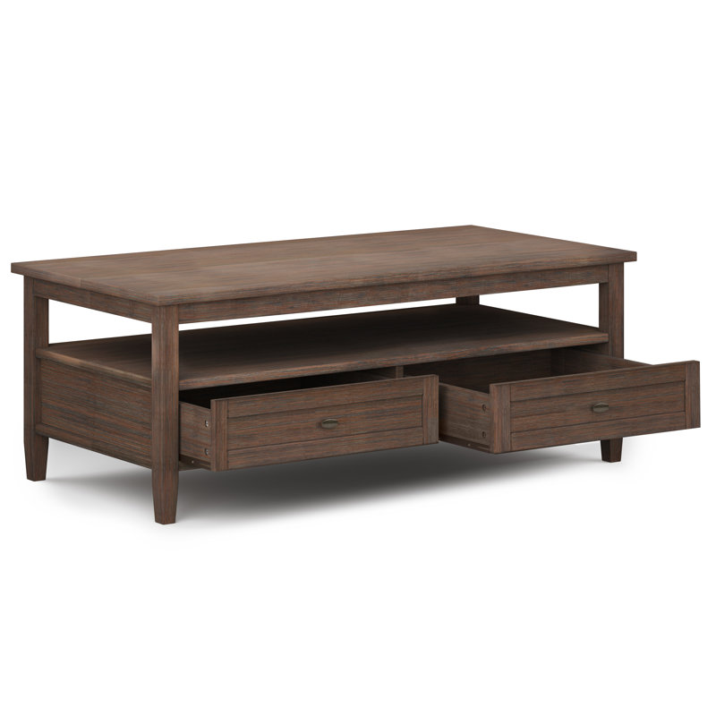 Lark Manor Nortonville Solid Wood Coffee Table & Reviews | Wayfair