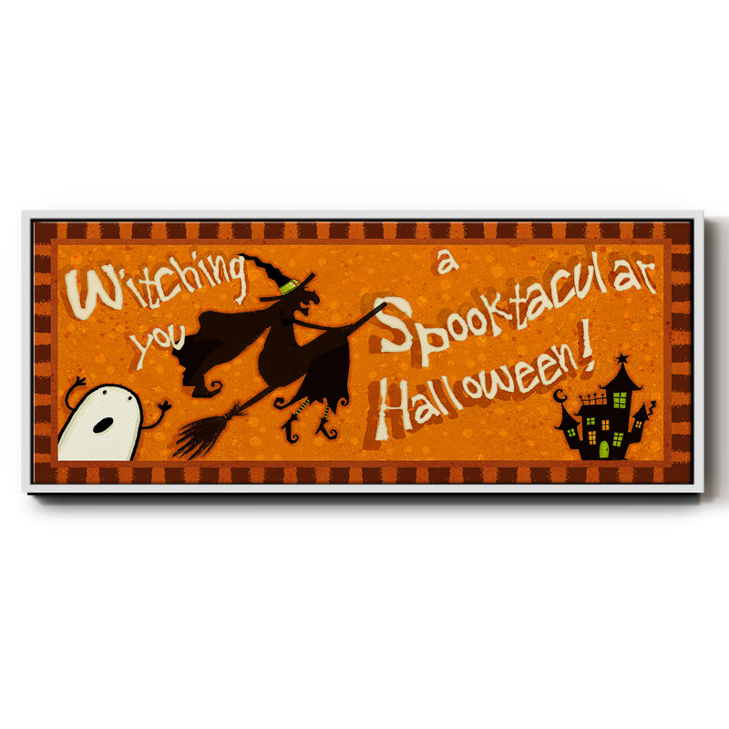 Spooktacular Collection D- Framed Canvas