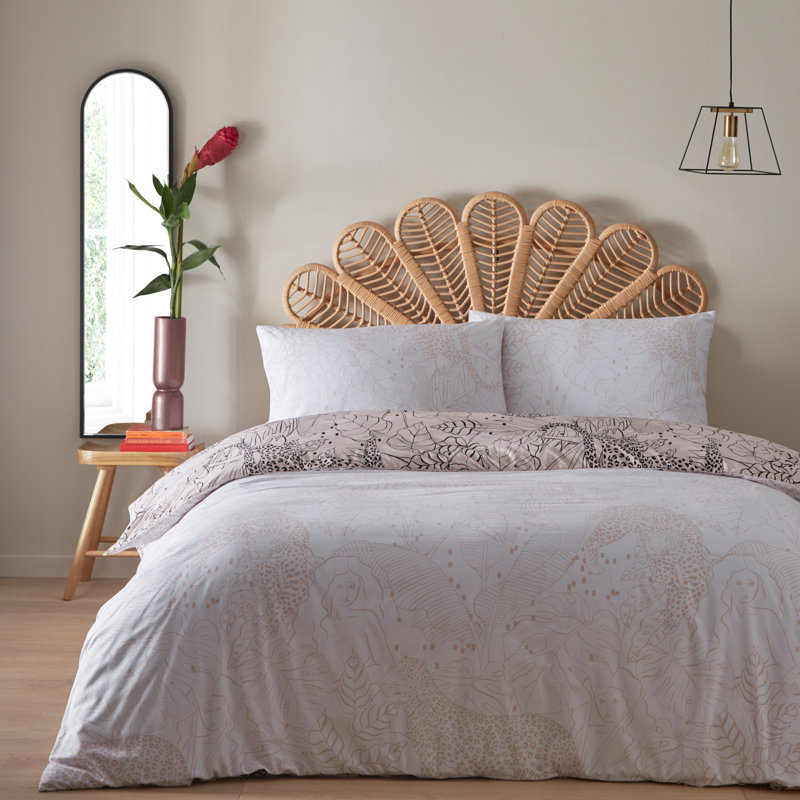 Floral Duvet Cover Set with Pillowcases, Super King Duvet Cover + 2 Standard Pillowcases