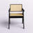 Eveleth Rattan Dining Chair with Solid Wood Frame-1045649234