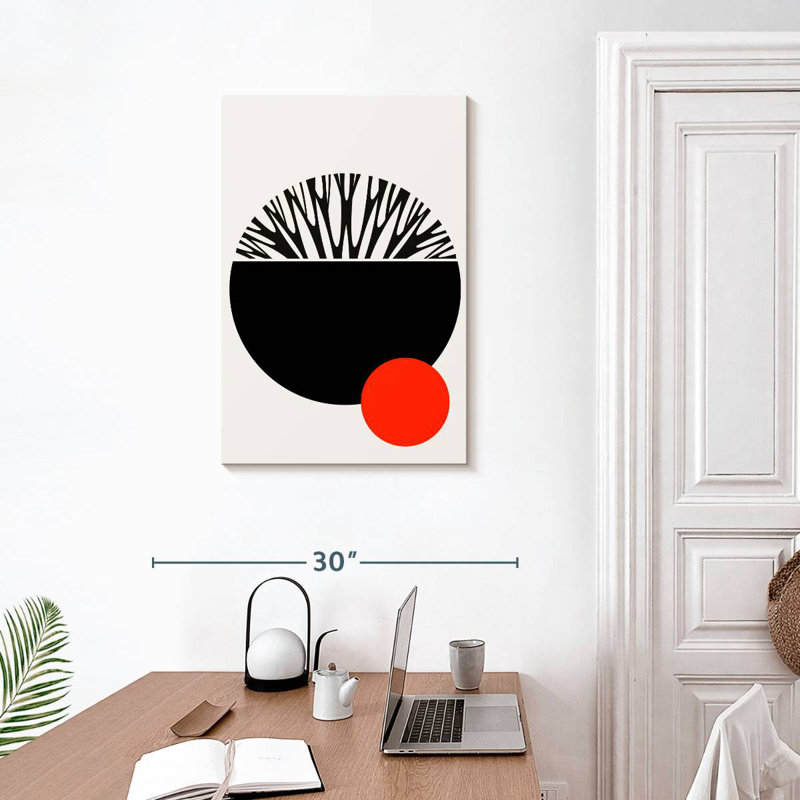 Avery Abstractika Red Black, 30" H x 20" W