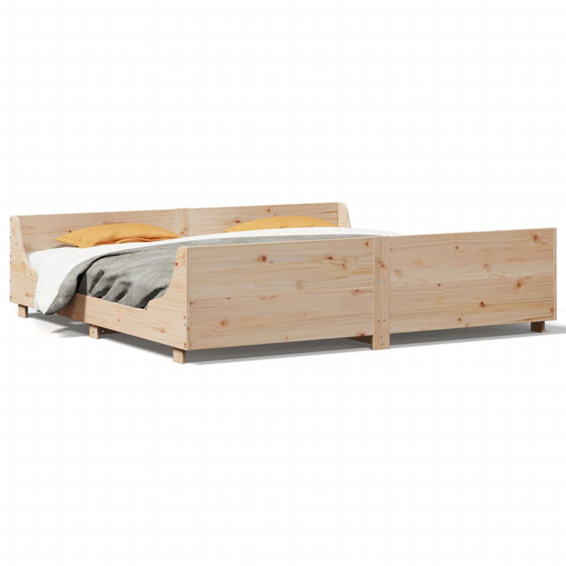 Bed, Brown, Super King (6')