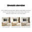 Meuble télé moderne en bois manufacturé beige-890110407