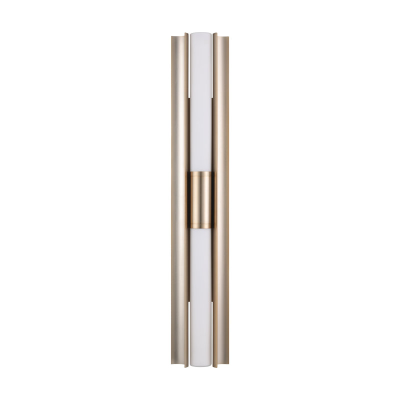Luminaire pour meuble-lavabo à DEL 5 pouces avec 5 abat-jours en verre opale Weimar 30 lumières Weimar