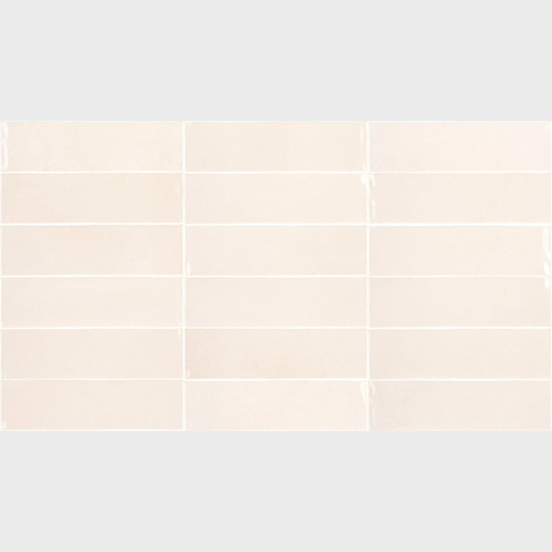 Lauderdale Lake Snow 3 x 10 brillant, Blanc