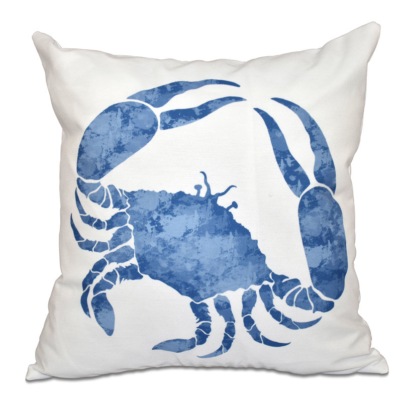 Housse de coussin d'extérieur carré Beach Insert, 18 po x 18 po, Bleu