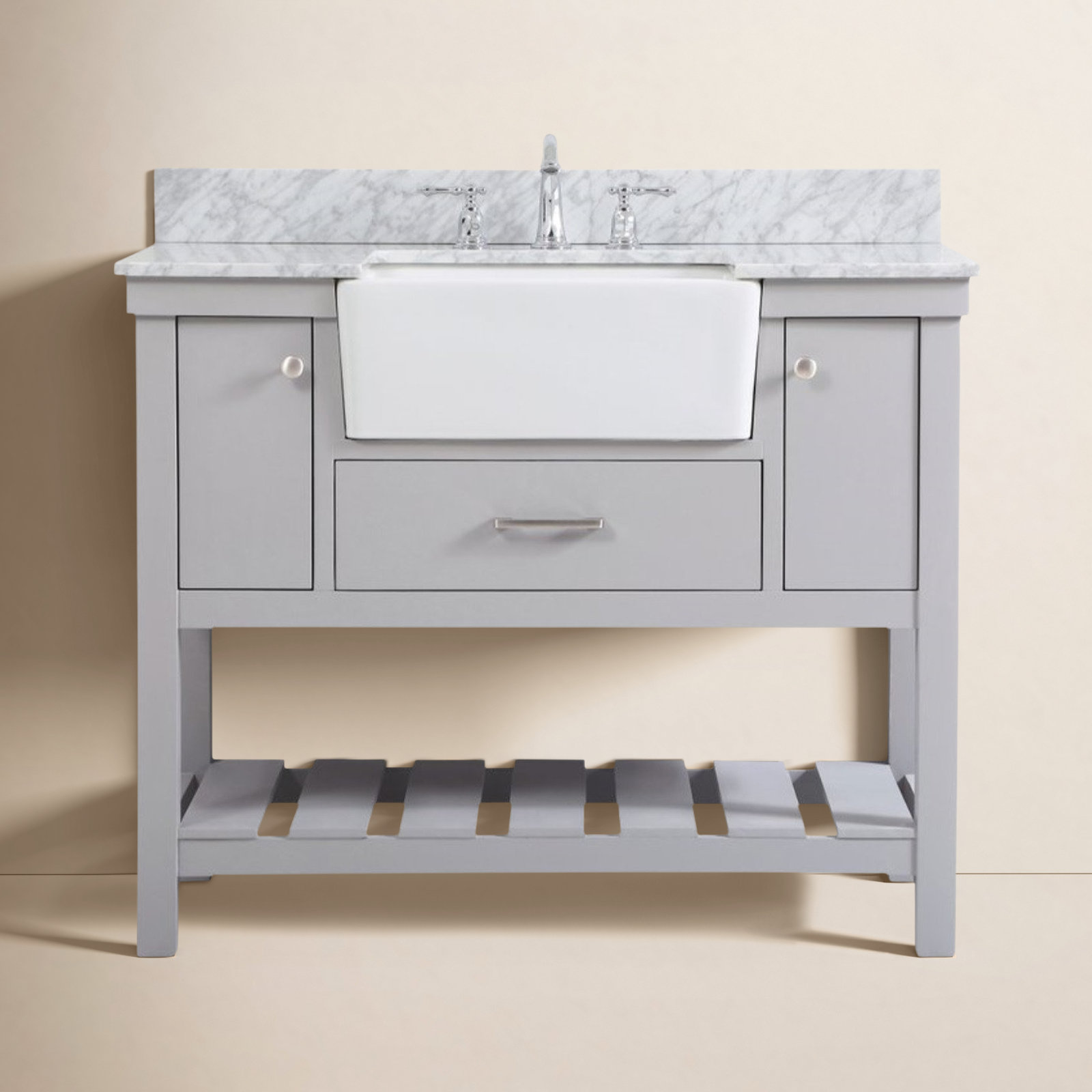 Pelaghia 42'' Single Bathroom Vanity, Gray