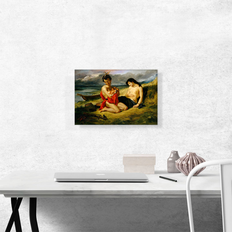 Les Natchez 1835 - impression, H 12 po x l 18 po x P 0,75 po