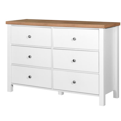 Katie 120cm W 6 - Drawer Chest of Drawers