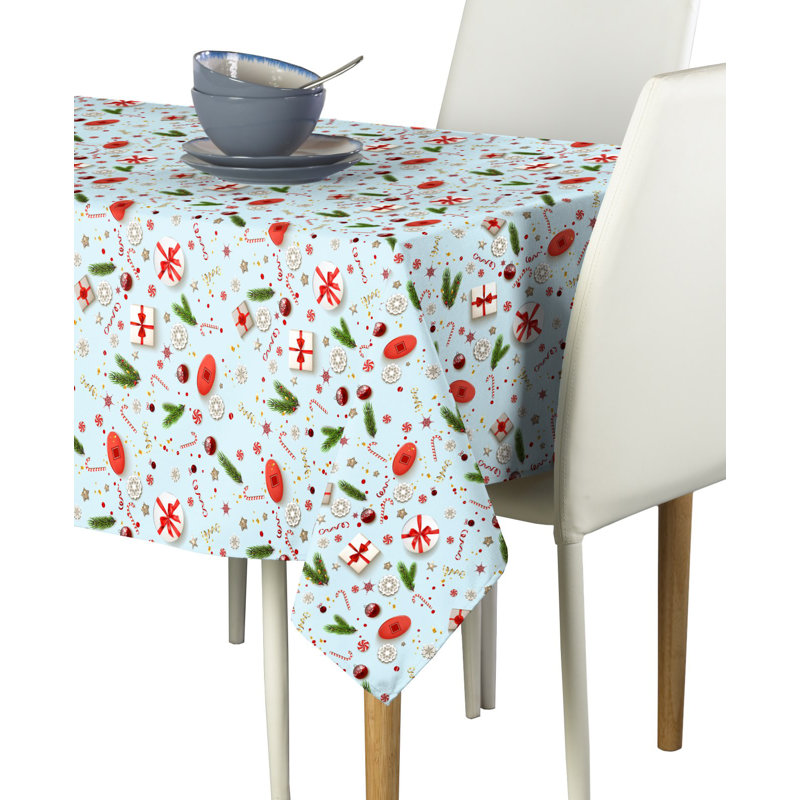 Hoyt Geometric Tablecloth, 60" W x 104" L