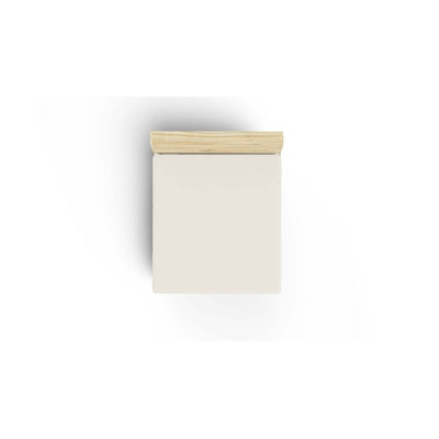 Premium Ranforce Single Small Fitted Sheet, Cream, 35.4 x 74.8 x 11.8 inches | 100% Cotton, 155 Thread Count, Soft & Breathable | Machine Washable at 86°F, Perfect for Comfortable Sleep and Easy Care